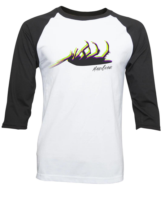 Roach Mardi Grawr Raglan Tee