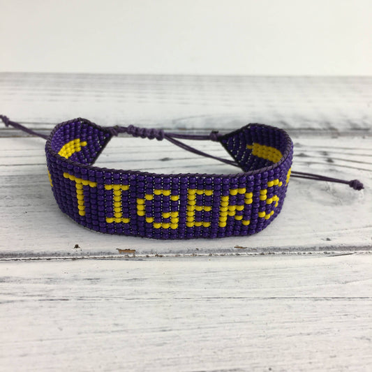 TIGERS pull tie bracelet