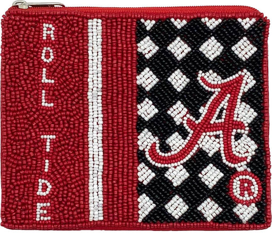 Roll Tide Beaded Pouch