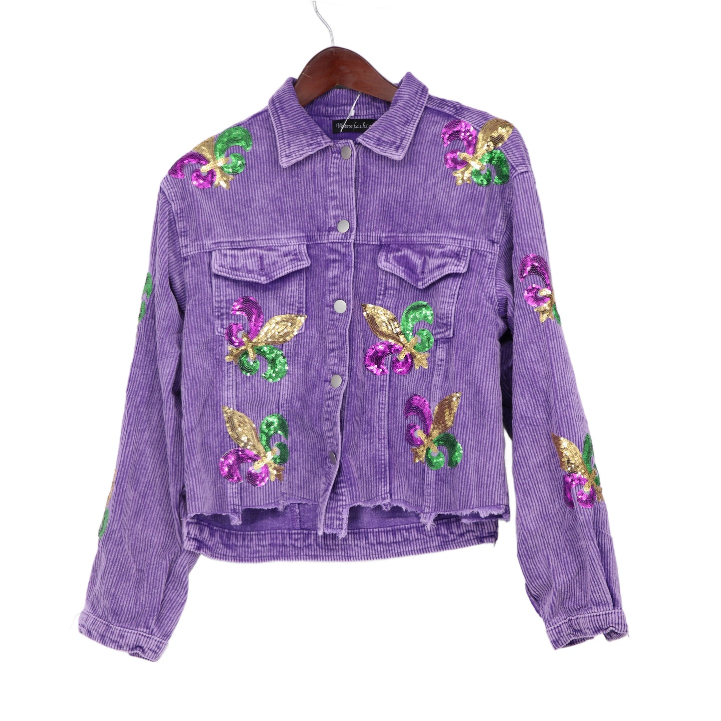 Fleur De Lis Corduroy Jacket