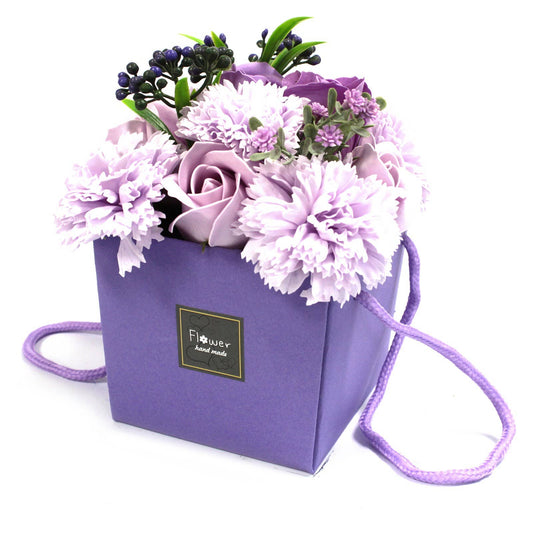 Soap Flower Bouquet | Lavender Rose & Carnation