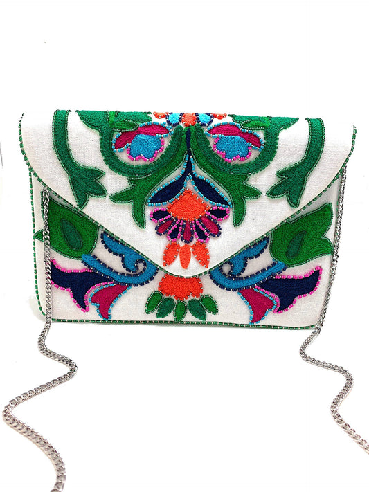 Jaid Beaded Clutch