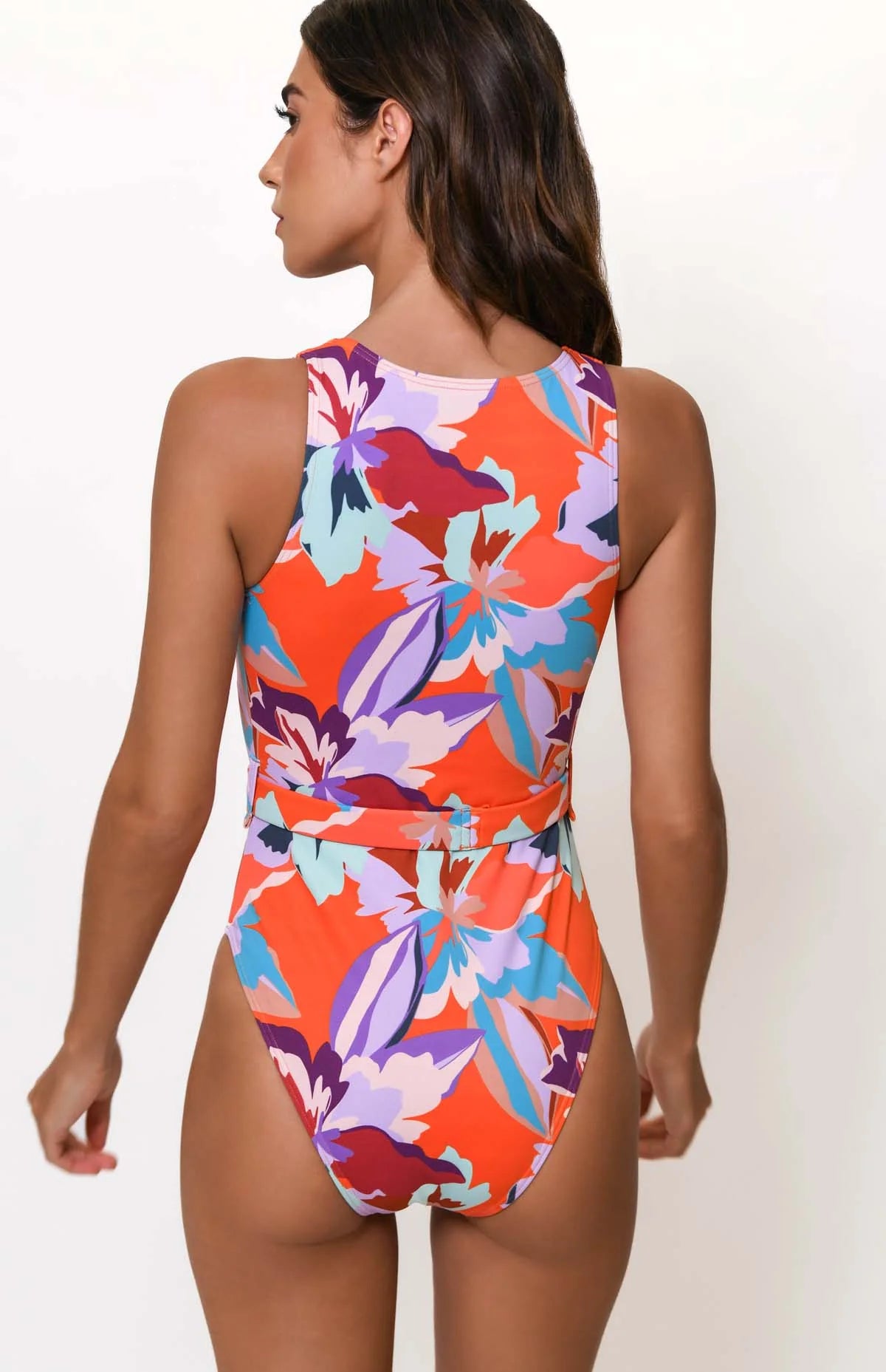 Meela Belted One Piece Swimsuit