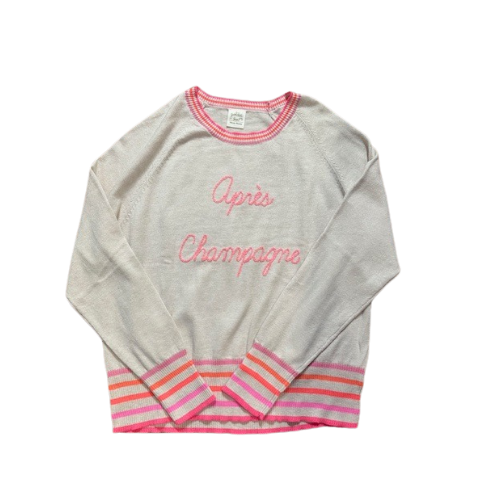 Cotton Crew Sweater | Apres Champagne