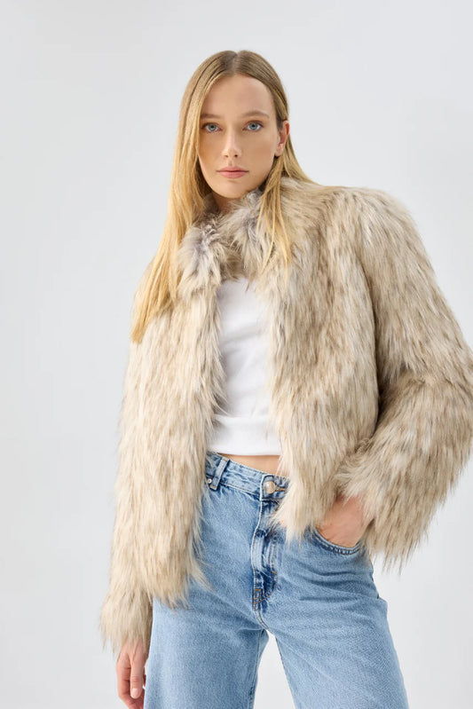 Fur Delish Jacket | Natural