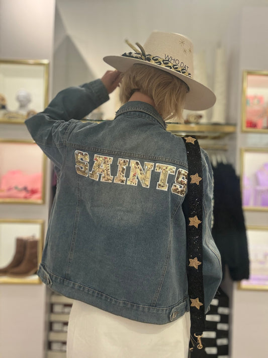 SAINTS Denim Jean Jacket