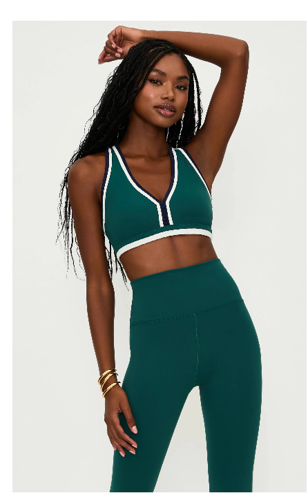 Ida Top - Pine Green Colorblock