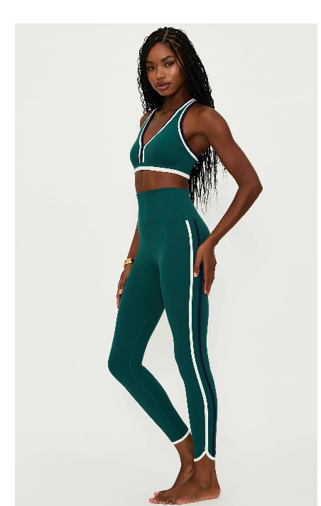 Nella Legging - Pine Green Colorblock