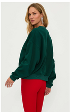 Load image into Gallery viewer, MERRY &amp; BRIGHT Sweatshirt - Pine Green
