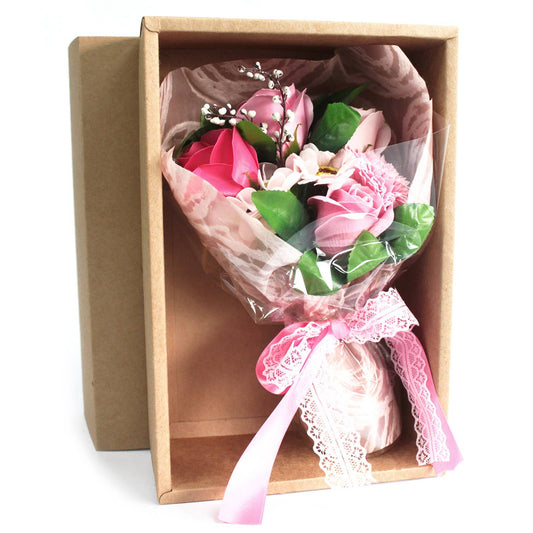 Soap Flower Bouquet | Pink