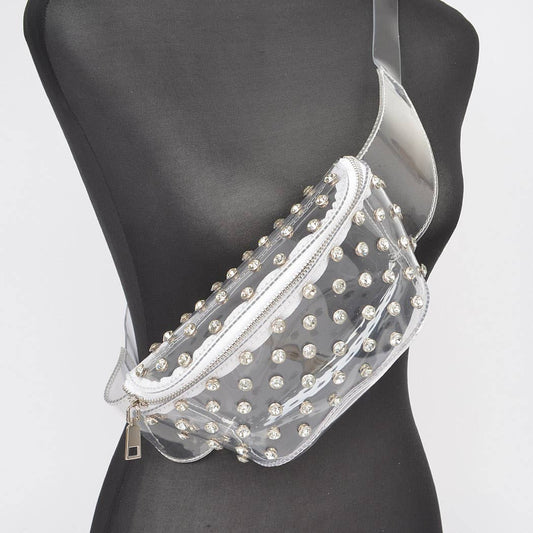 Rhinestone Studded Fanny Pack