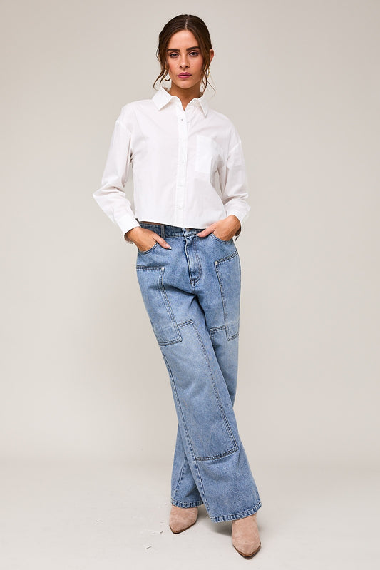 Cropped Poplin